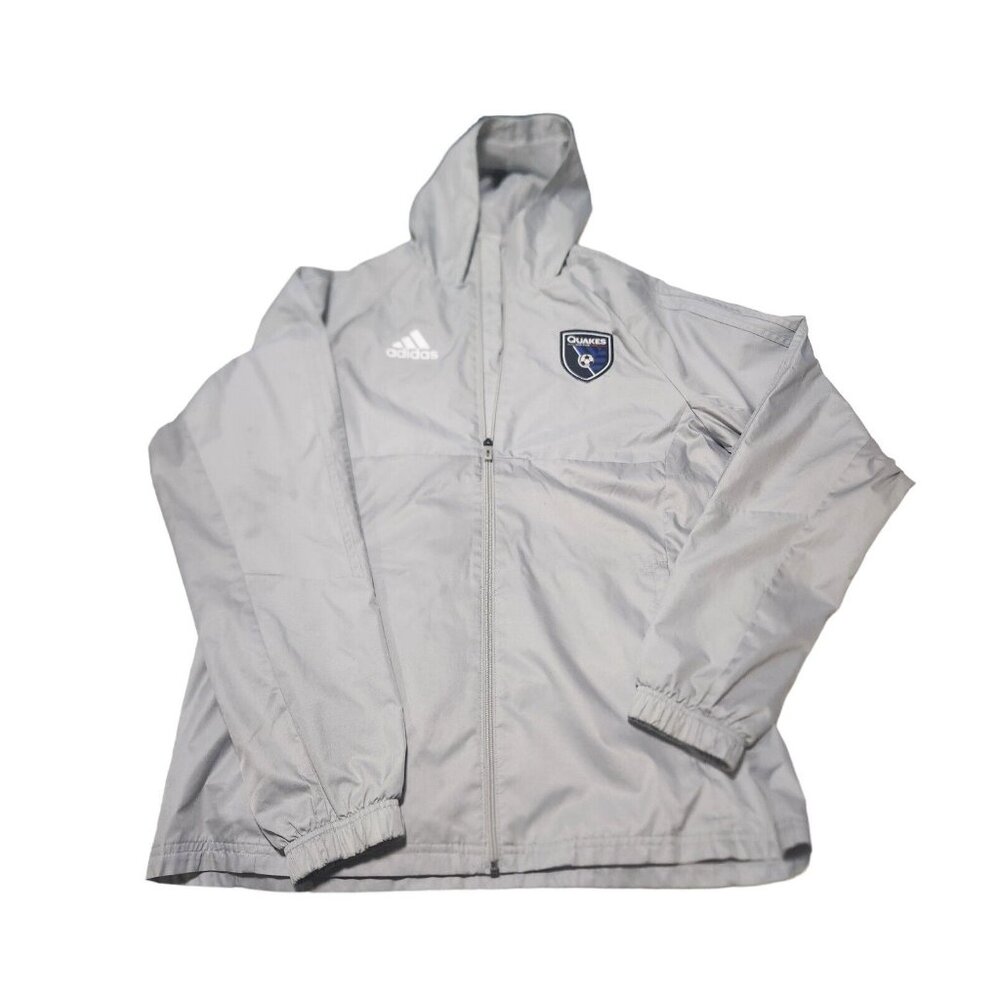 Adidas | Men’s San Jose Earthquakes On Field Windbreaker Jacket Medium